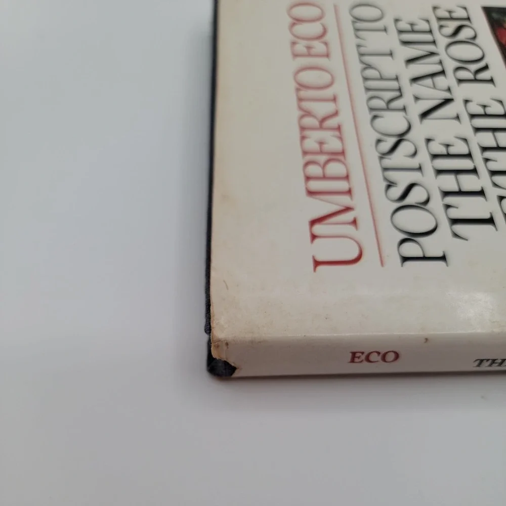 Umberto Eco Postscript to The Name of the Rose Hardcover First Edition 1984 Good